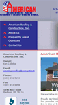 Mobile Screenshot of americanroofingms.com